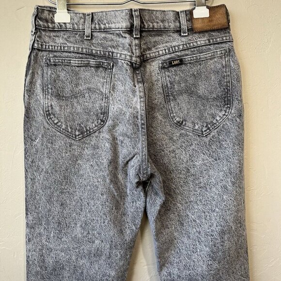 Vintage acid wash jeans 80s 90s Straight Leg Glacier Wash 32x30 stranger things - Picture 7 of 10